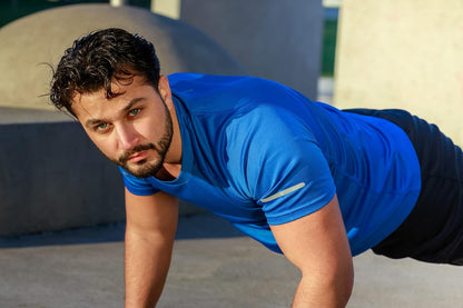 Frueo Men's 1/3 Pack Quick-Dry Moisture-Wicking Short Sleeve Athletic T-Shirts